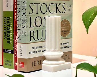 Roman Greek Pillar Bookend - Ancient Greek/Roman Column Bookends - Customizable Colors- 3D Printed