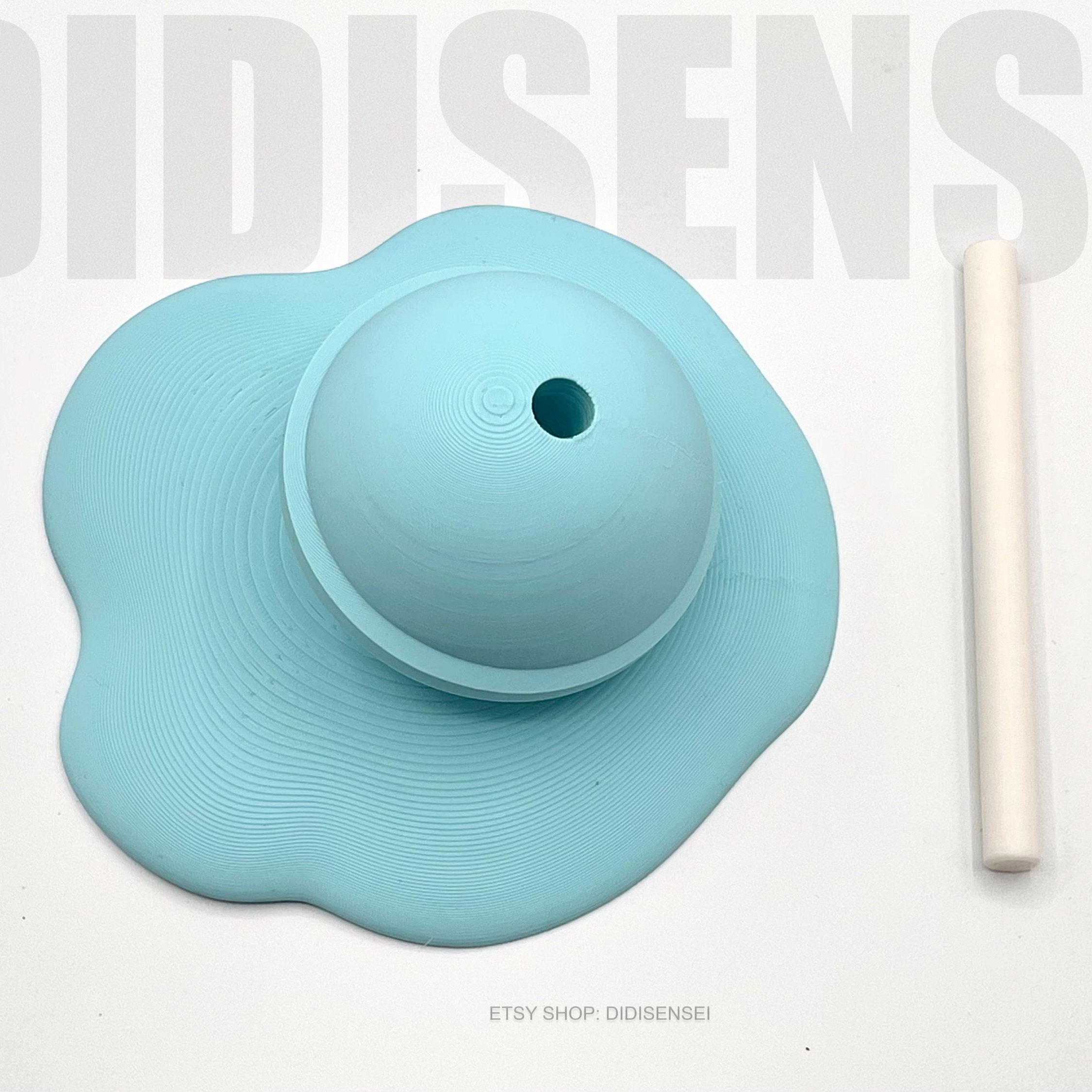 Giant Melting Lollipop Sculpture - Custom Colors - 3D Printed
