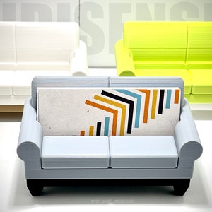 Couch/Sofa Stil Visitenkartenhalter - Loyalitäts Lochkartenständer - Benutzerdefinierte Farben - 3D Gedruckt
