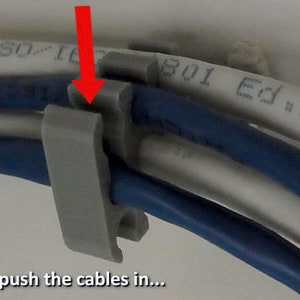 Ethernet Cable Runner / Network Cable Organizer / Cat5 Bundler / Cat6 ...