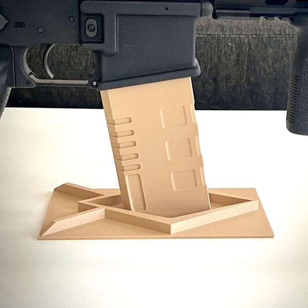 M4/AR15 Display Stand - AR-15 Desktop Display Stand - 5.56/.223 NOT 308 - Custom Colors - 3D Printed