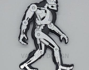 ENDO-SQUATCH EMBLEM - Original Robo-Skeleton Sasquatch -