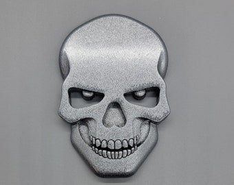 Skull Car Emblem Badge 3D