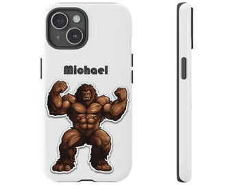 Customized Sasquatch Tough Phone Case | Personalized | Buffsquatch | Squatch | Iphone | Galaxy | Samsung | Customizable