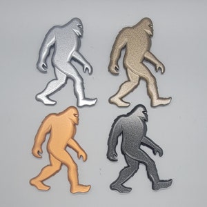 3D Sasquatch Emblem 4&quot; Tall