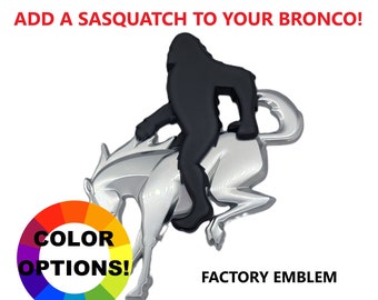 Add-a-Squatch ™ - Sasquatch Riding Bronco