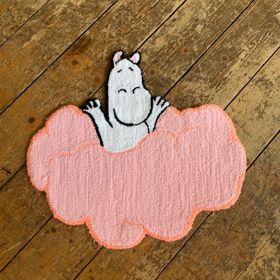 Moomin Candy Floss Cloud Rug Etsy
