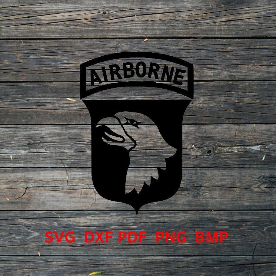 101st Airborne Division Svg Dxf Svg Pdf Png Bmp Cut Etsy India