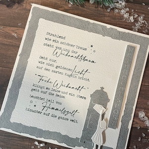 Grußkarte , Weihnachtskarte, Weihnachtsgeschenk