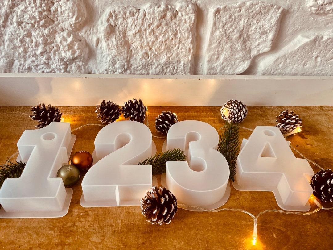 Silikon Gießform Adventskranz - Wiederverwendbare Form Für Kerzen & Deko