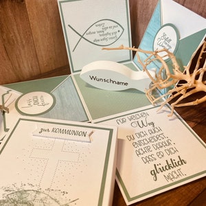 Explosionsbox Konfirmation | Kommunion | Geldgeschenk Konfirmation | Kommunionsgeschenk | Konfirmationsgeschenke