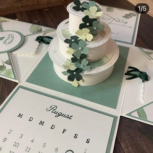 personalisiertes Hochzeitsgeschenk Explosionsbox, Geldgeschenk
