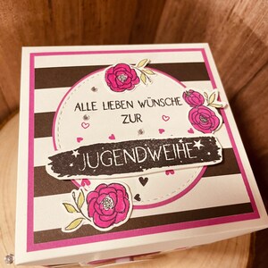 Jugendweihegeschenk Edel, Explosionsbox, Mädchen Bild 3