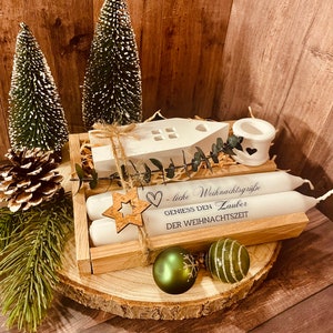 Geschenkset zu Weihnachten | Kerzenset | Mitbringsel