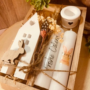 Geschenkset zu Ostern | Kerzenset | frohe Ostern
