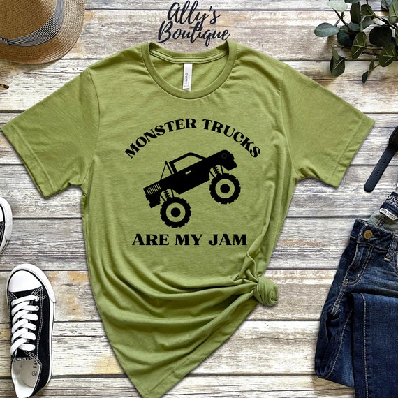 kids monster truck shirt