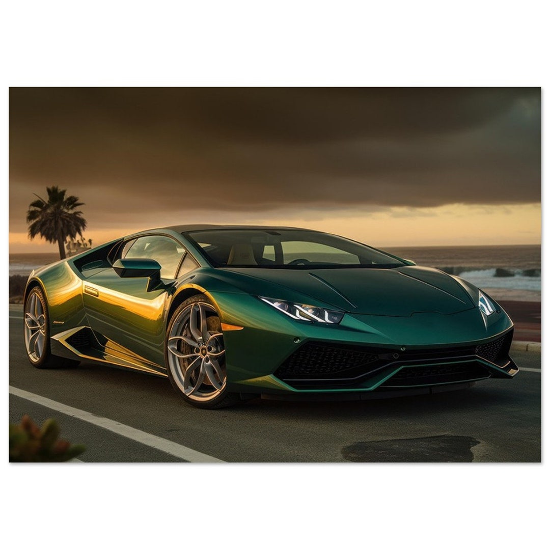 Poster Car Sports Car Art Print Wall Picture Etsy