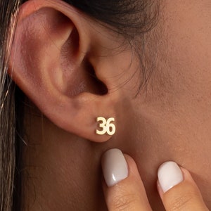 Customize Lucky Number Earring