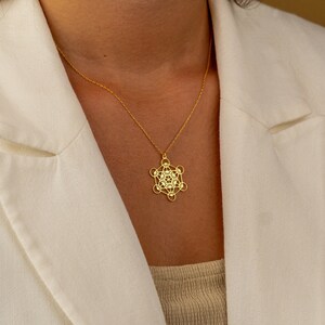 Metatron Cube Necklace