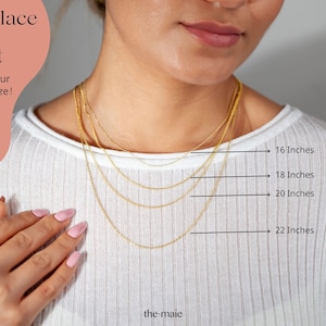 Necklace Lenght example chart