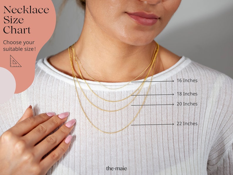 Necklace Lenght example chart