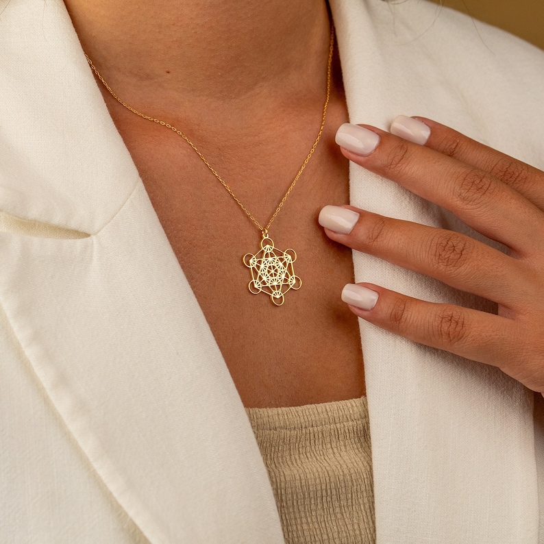 Metatron Cube Necklace