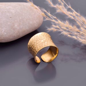 Dainty Punk Wrap Ring: 18K Gold Plated Fashion Jewelry