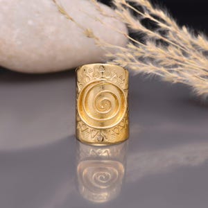 Dainty Punk Wrap Ring: 18K Gold Plated Fashion Jewelry