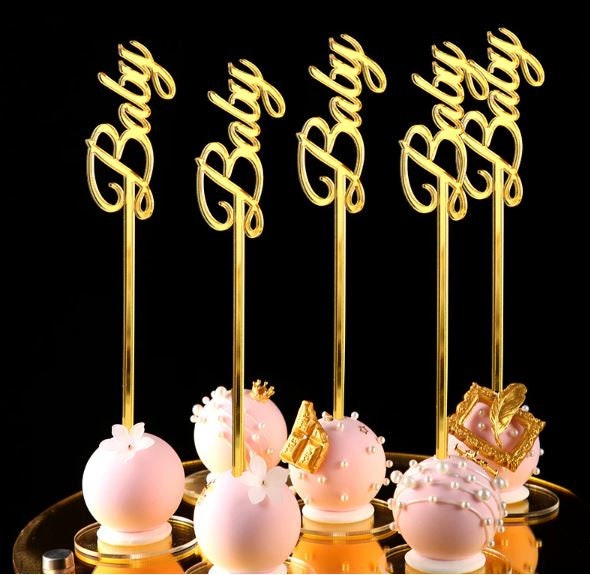 Ivory Acrylic Popsicle Sticks for Cakesicles, Glitter Pops, Cake Pops -  Sweets & Treats™