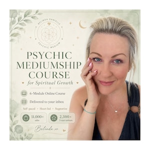 Psychic Mediumship Course for Spiritual Growth (6 x modules)
