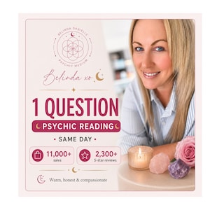 Psychic Reading - SAME DAY Specific QUESTION - Problem Solving Reading