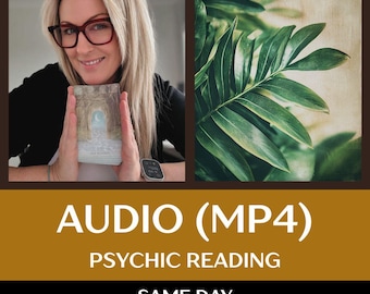 Audio Psychic Reading - SAME DAY - Personalised mp4 format