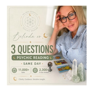 Psychic Reading - SAME DAY 3 x Specific QUESTIONS - Problem Solving Reading