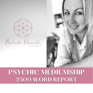 PSYCHIC Mediumship EMAIL Reading Report - 2500 words - In Depth Reading