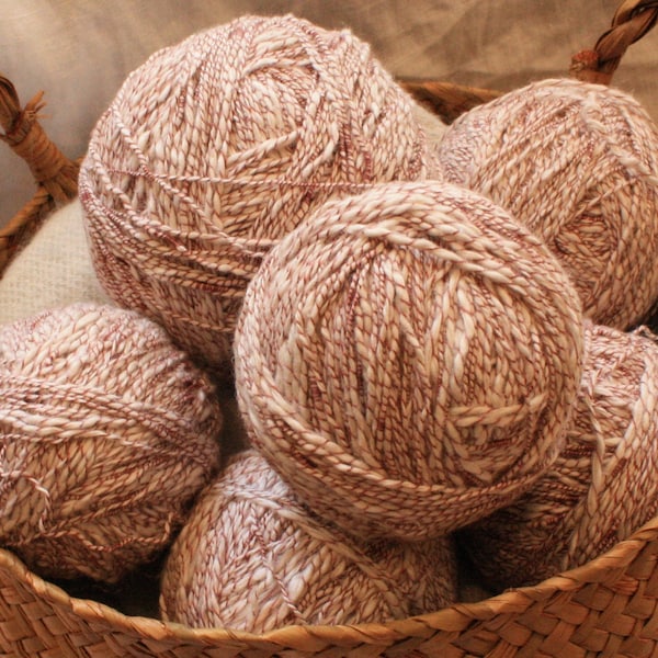 Pink Cotton Yarn | Thrifted Yarn | Wool Yarn Lot | Reclaimed Yarn | Handspun Yarn | Crochet Yarn Free Shipping | Yarn Destash