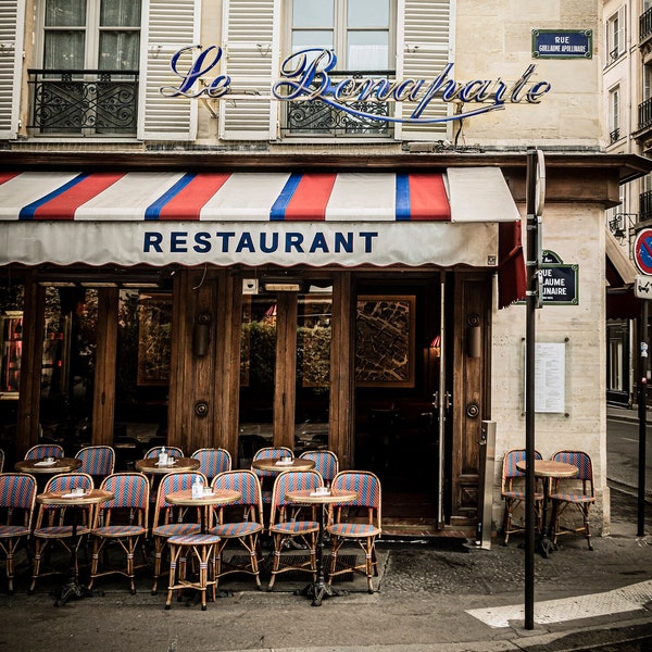 PARIS PHOTOGRAPHY: Print,  Le Bonaparte café, Siant-Germain des Prés