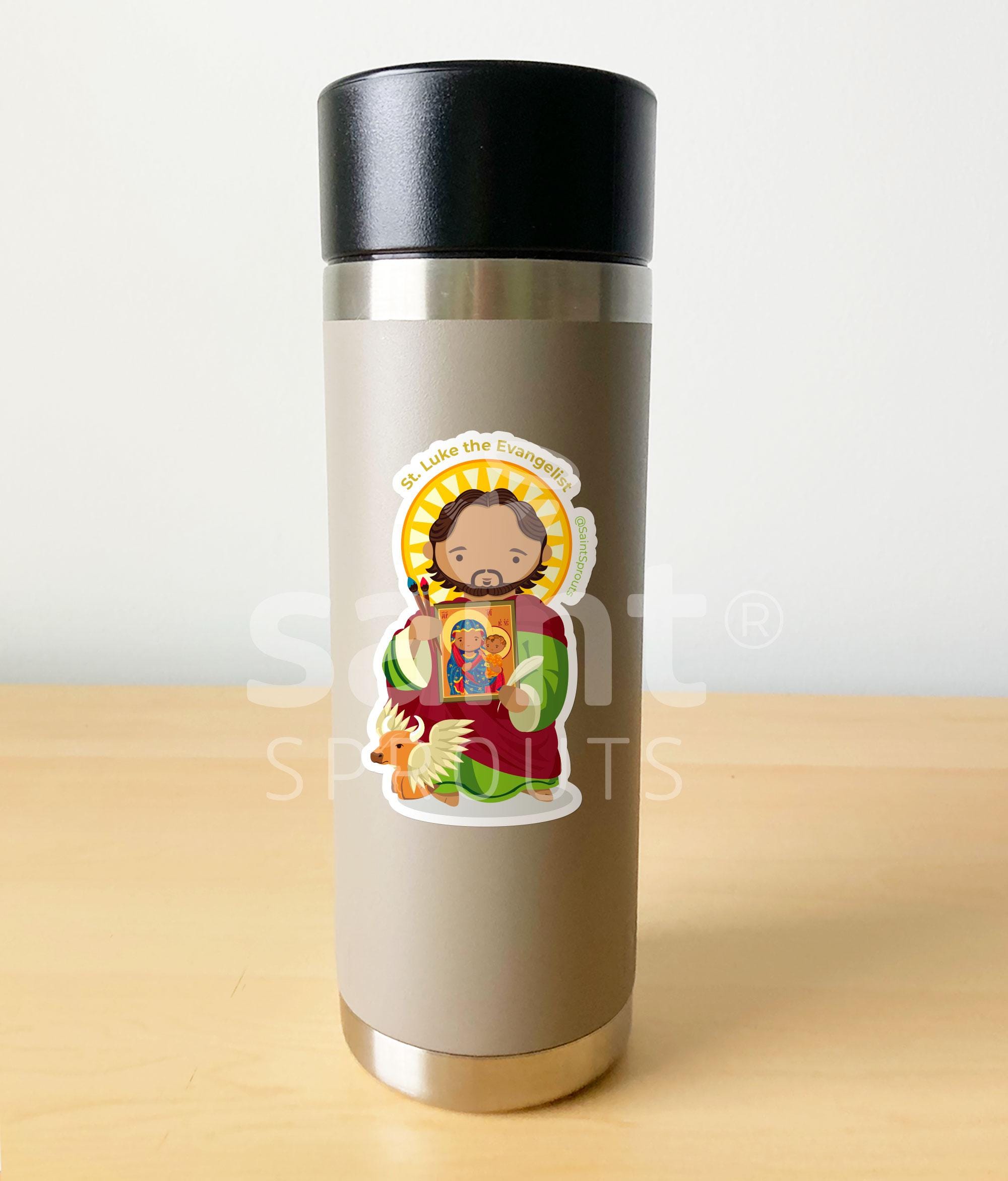 St. Luke Sticker St. Luke Sticker | Catholic Saint of Artists, Doctors and Evangelists ...