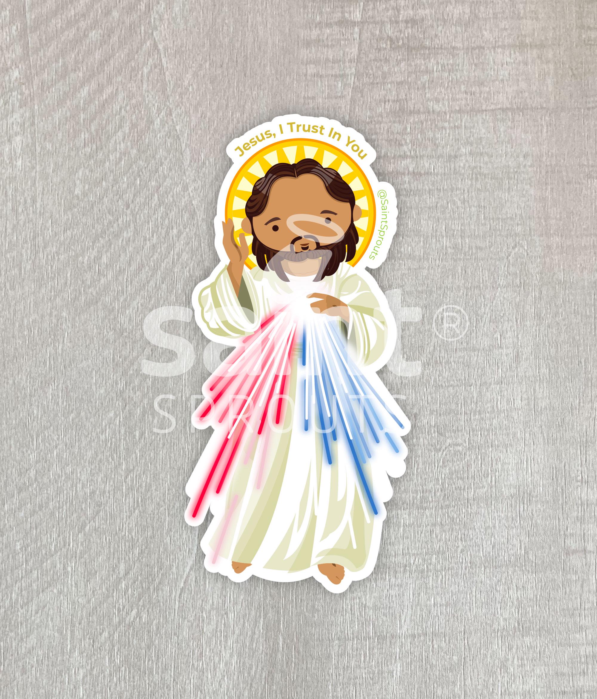 Divine Mercy of Jesus Magnet | Divine Mercy Magnet | Jesus, I Trust in ...