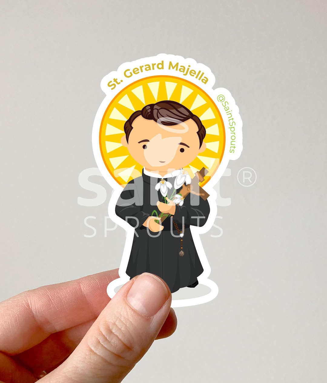 St. Gerard Majella Sticker – Patron Saint of Mothers, Fertility ...