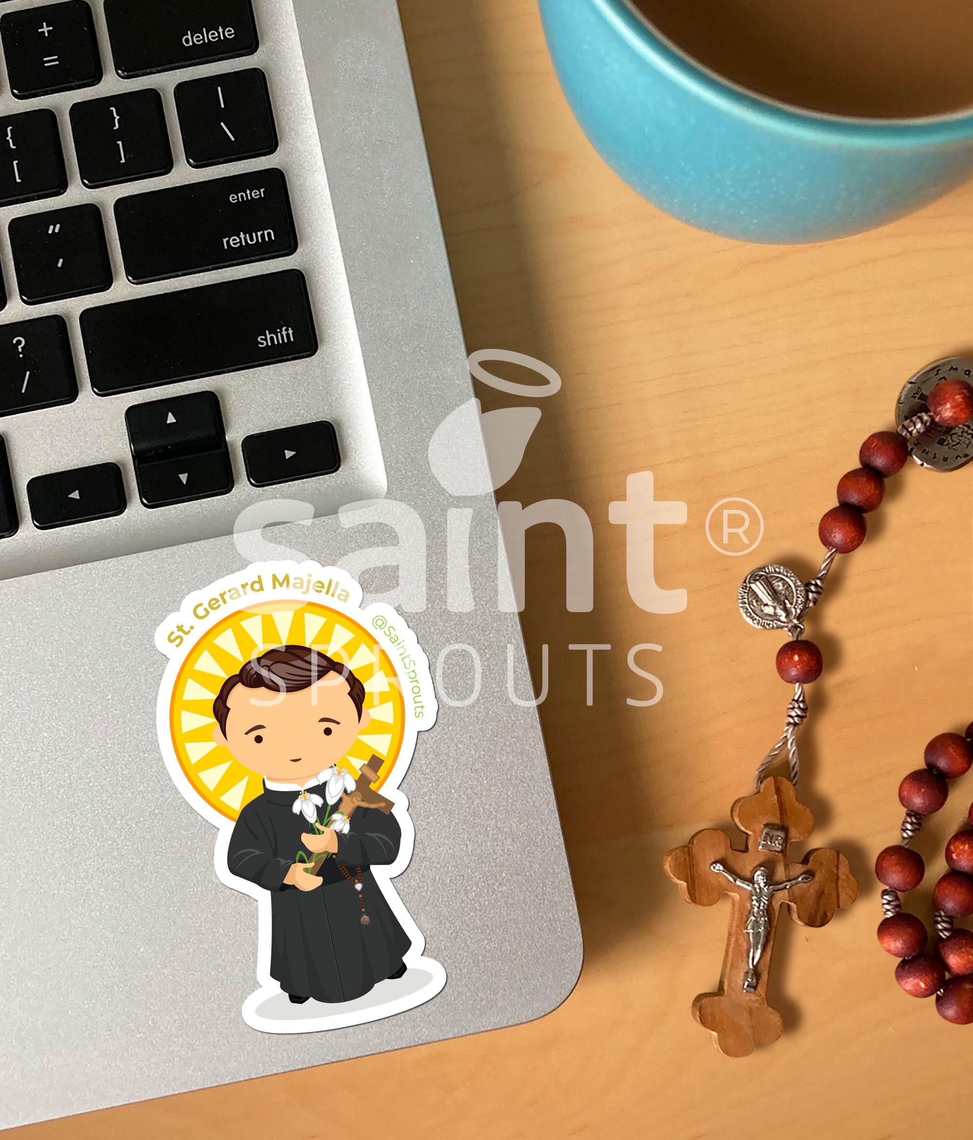 St. Gerard Majella Sticker – Patron Saint of Mothers, Fertility ...