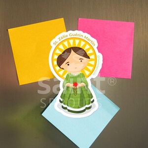 St. Zélie Martin Magnet – Catholic Gift | Patron Saint of Mothers & Marriage | Catholic Magnet | Femal Saint Magnet