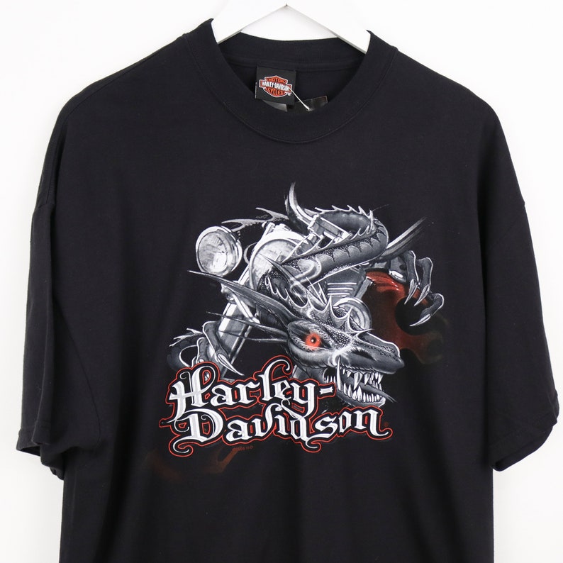 Harley Davidson Motorcycles Dragon Colorado Mens T-Shirt Size XL Bild 3