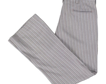 Vintage 1970’s Men’s Striped Disco Dress Slacks 34x31