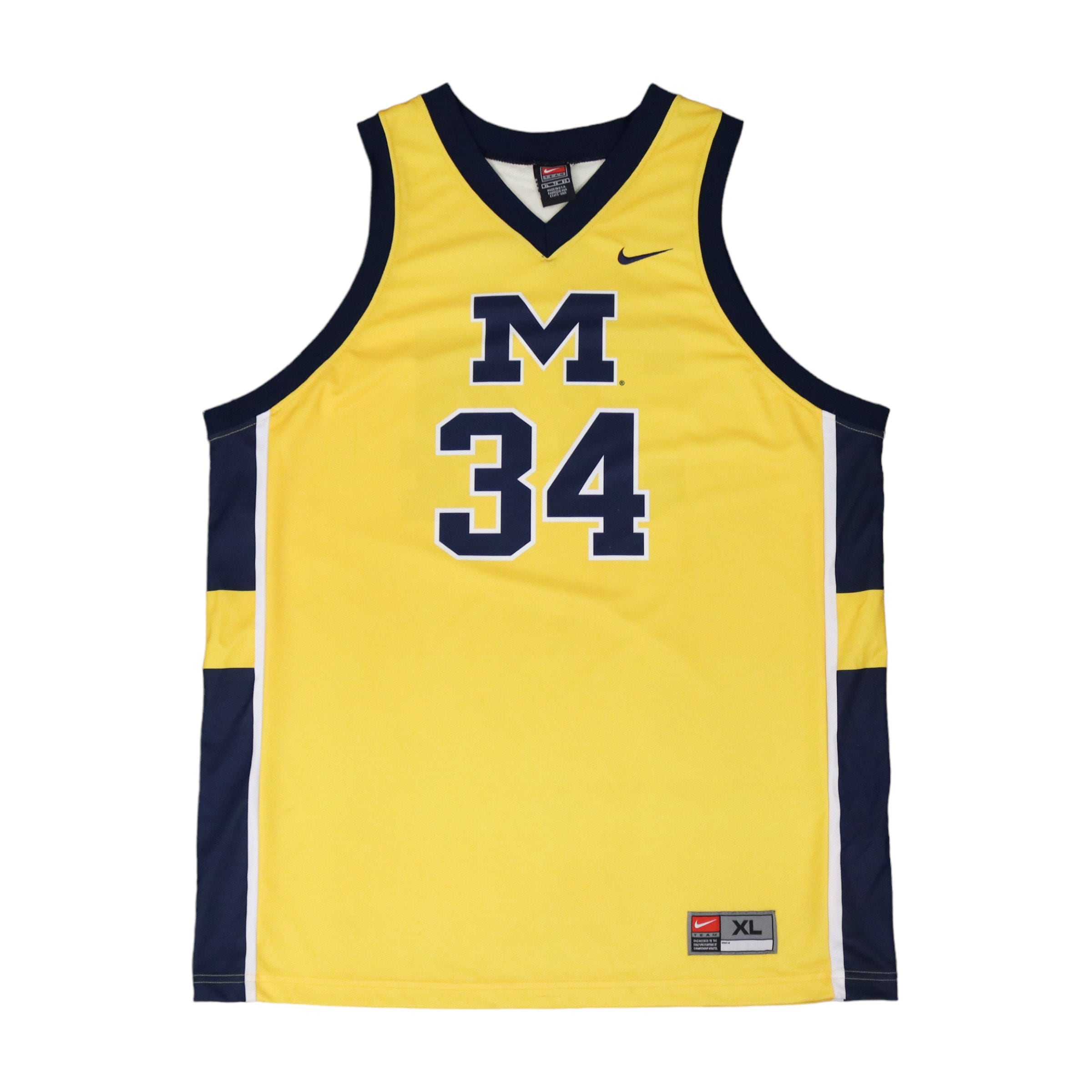 Custom College Basketball Jerseys Michigan Wolverines Jersey Name and Number Elite White Retro