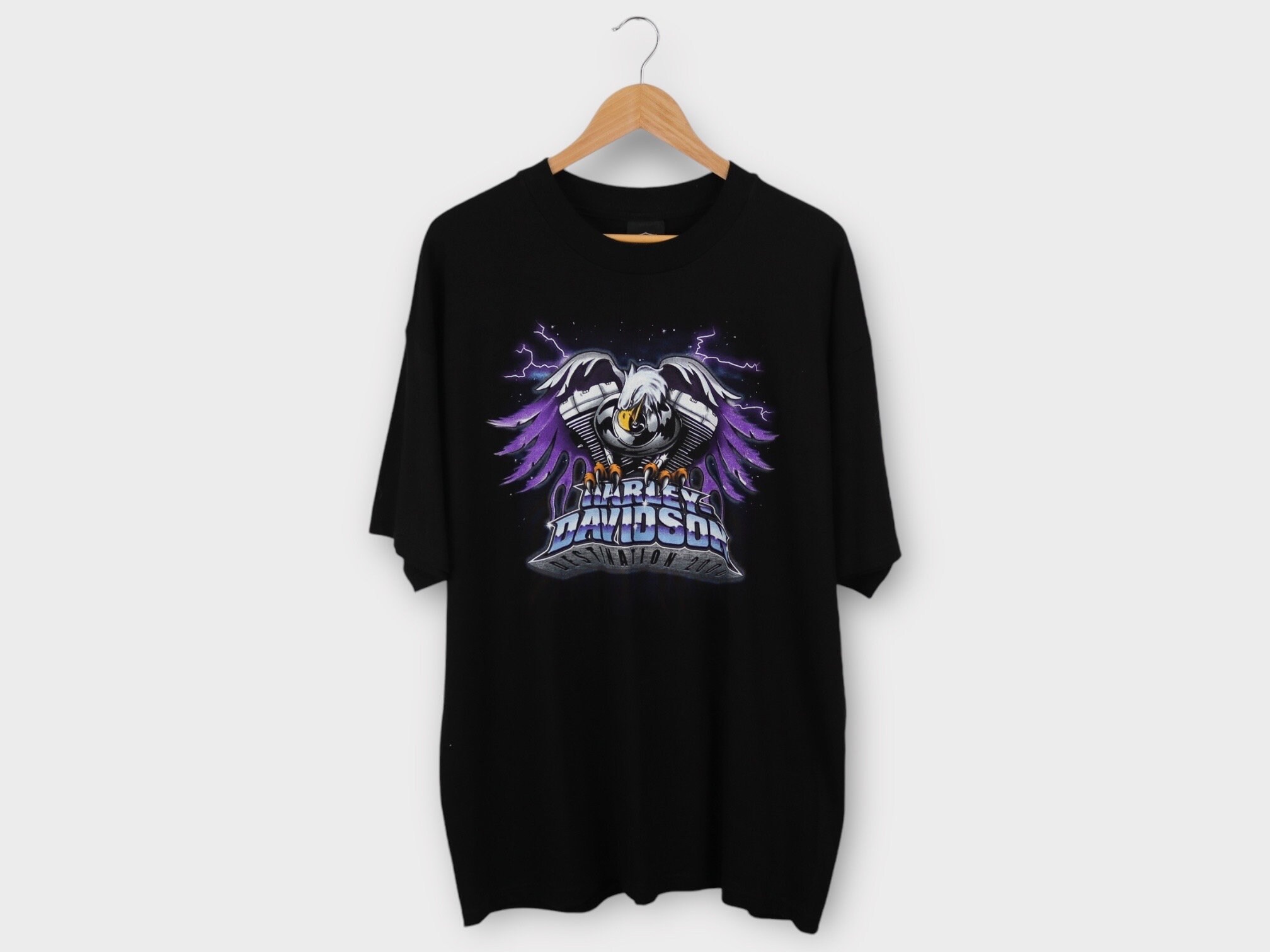 Vintage Harley Davidson T-shirt Men's Size XL Lightning Vintage Harley Davidson T-shirt Men's Size XL Lightning