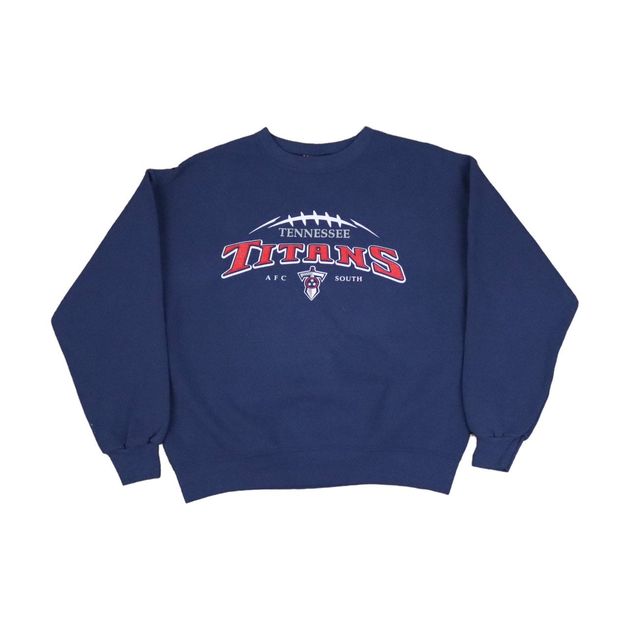 Vintage 90s Houston Oilers Crewneck Sweatshirt Tennessee Titans