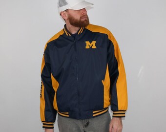michigan wolverines bomber jacket