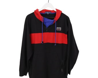 Ralph Lauren Polo Hi Tech Vintage Men’s Quarter Zip Hoodie