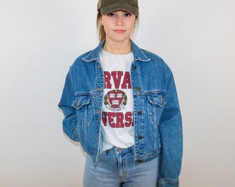 eddie bauer white denim jacket