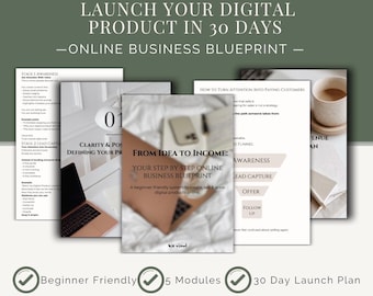 Digital Product Launch Blueprint | Online Business Course (30 Days)
